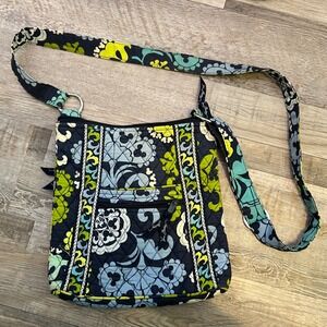 Vera Bradley‎ Disney Parks Mickey Mouse Quilted Crossbody Bag Navy Blue Green